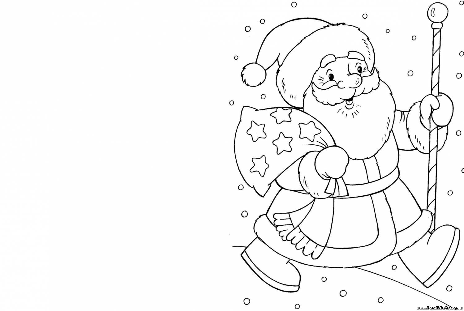 Рисунки на новый год дед Мороз